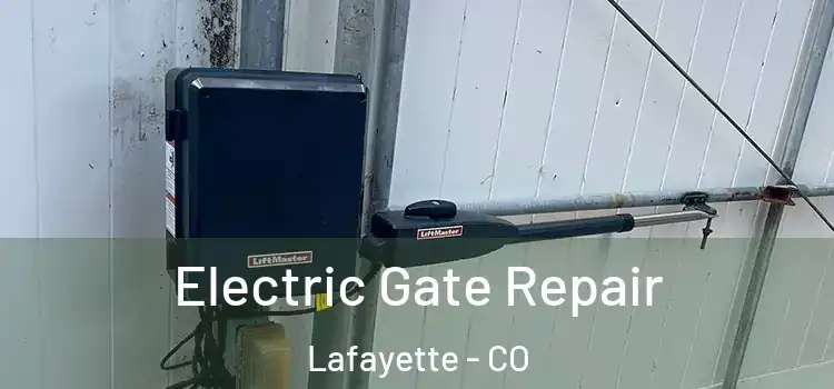 Electric Gate Repair Lafayette - CO