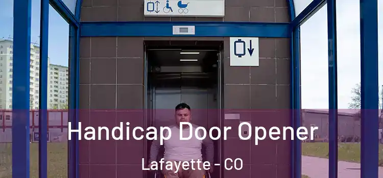 Handicap Door Opener Lafayette - CO