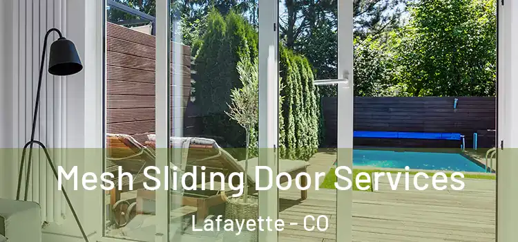 Mesh Sliding Door Services Lafayette - CO